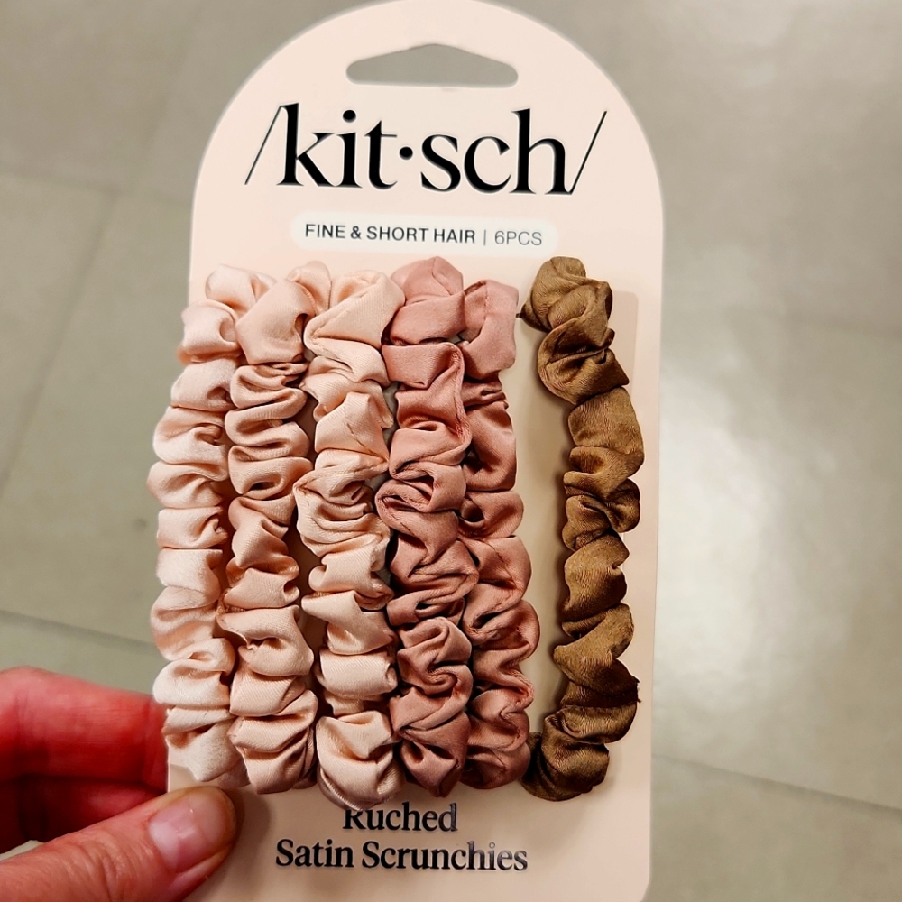 Kitsch Satin Scrunchies